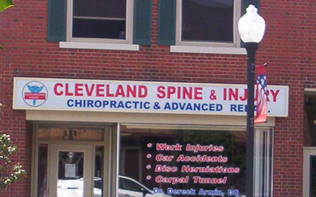 Illuminated signs in Solon